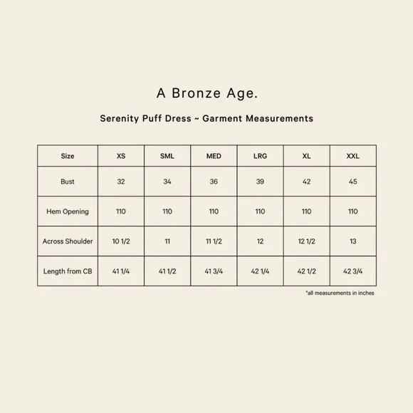 A Bronze Age Serenity Puff Dress in chocolate brown - Picture 5 of 5